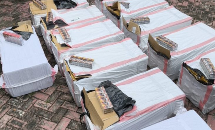 7 Juta Batang Rokok Ilegal Senilai Rp10,39 Miliar Digagalkan Bea Cukai di Tol Jawa Timur
