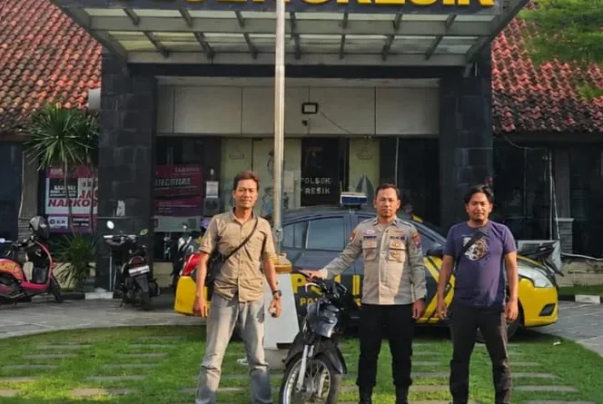 Sempat Ganti Warna Biru Jadi Hitam, Dua Curanmor di Gresik Diringkus Polisi Kurang Sehari