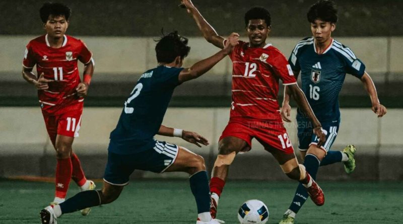 Indonesia U-17 Tumbang 1-3 dari Jepang dan Tersingkir dari Piala Asia