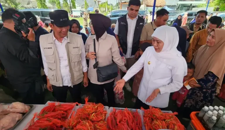 Pasar Murah Pemprov Jatim di Bojonegoro Ludes Diburu Warga Jelang Iduladha