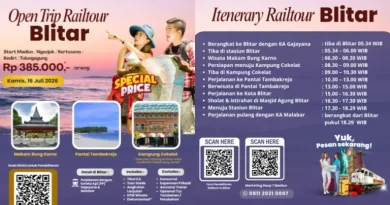 KAI Daop 7 Madiun Buka Open Trip Rail Tour Blitar untuk Wisata Edukatif Jejak Bung Karno